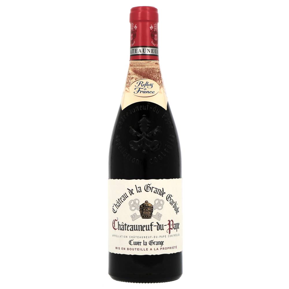 Reflets de France - Vin rouge côtes du Rhône châteauneuf du pape AOC (750 ml)