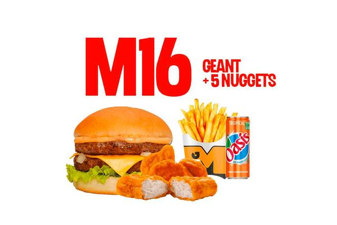 M16 - Géant + 5x Nuggets