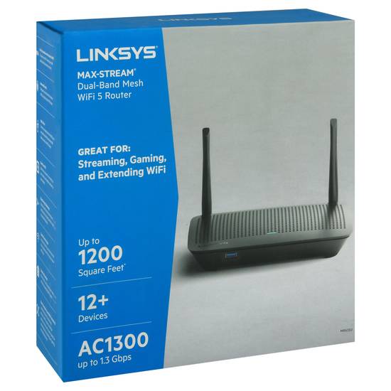 Linksys Max-Stream Dual-Band Mesh Wifi 5 Router