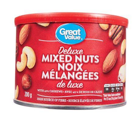 Great Value Deluxe Mixed Nuts (200 g)