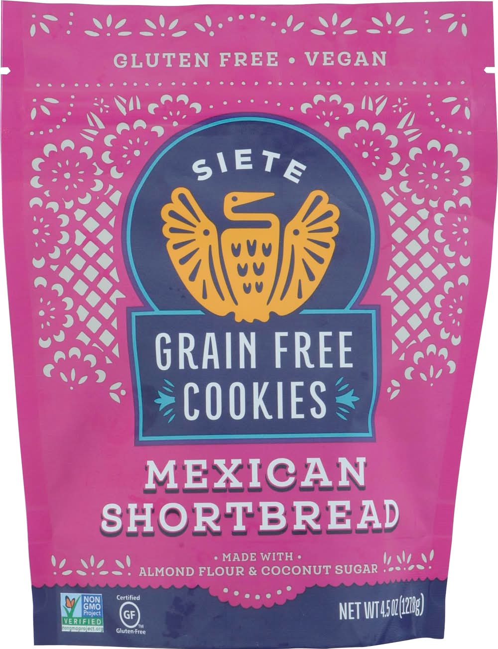 Siete Foods Grain Free Cookies, Mexican Shortbread (4.5 oz)