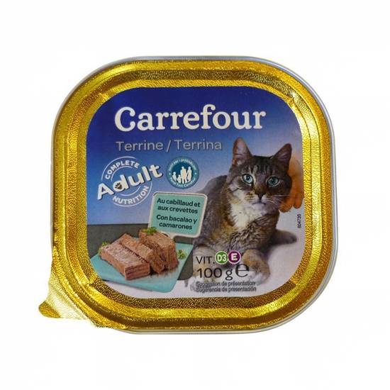 TARRINA GATO GAMBAS CRF 100G
