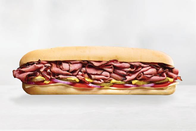 Large Double Stacked Smoked Meat Sub