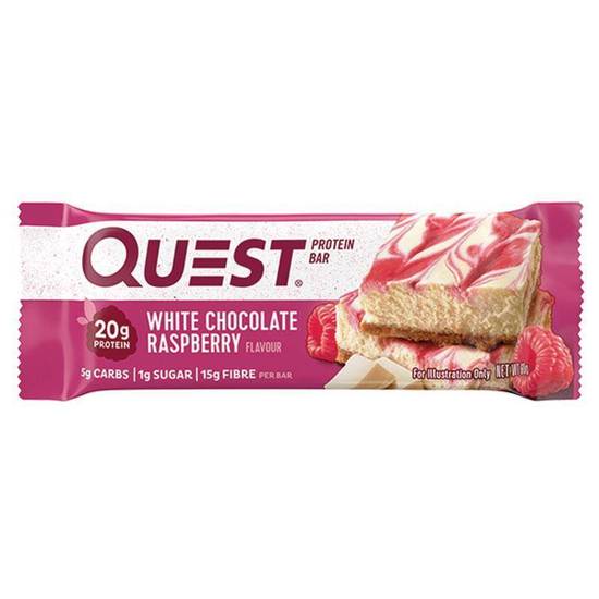 Quest Protein Bar White Chocolate Raspberry 60g