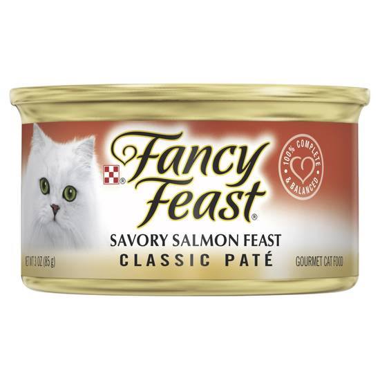 Fancy Feast Classic Savoury Salmon Cat Food 85g