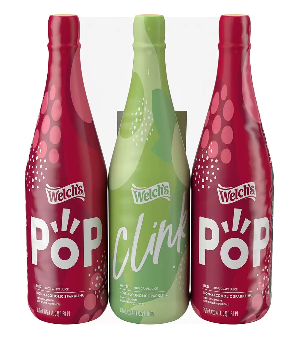 Welch's · Bebida espumosa de uva (3 x 750 ml)
