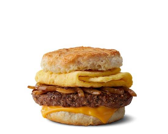 Order Steak Egg Cheese Biscuit food online from Mcdonald's store, Manchester Township on bringmethat.com