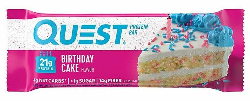 Quest Bar Birthday Cake