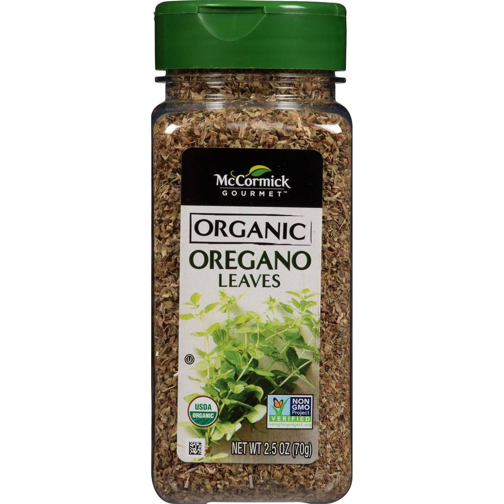 McCormick Organic Oregano Leaves, 2.5 oz