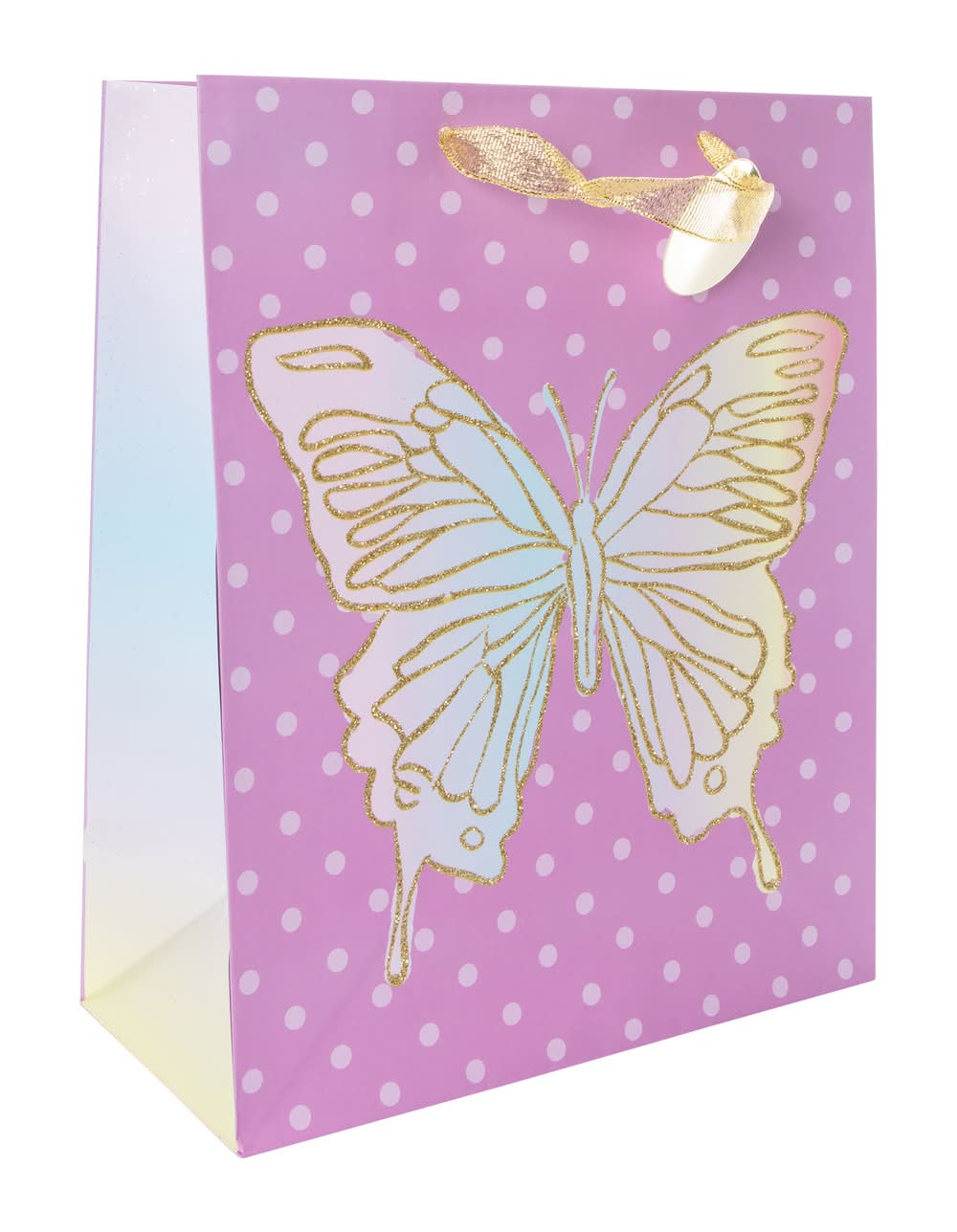 Large Printed Gift Bag 10.375in x 12.75in Butterfly