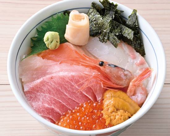 海鮮七種丼 Seven-Variety Seafood Sushi Bowl