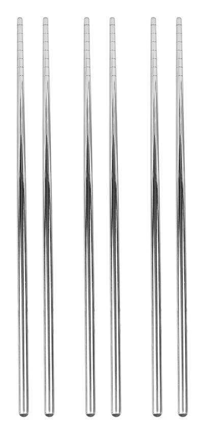Miniso · Palillos chinos de acero inoxidable