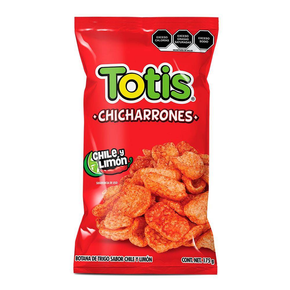 Totis · Botana de harina chicharrón (175 g)