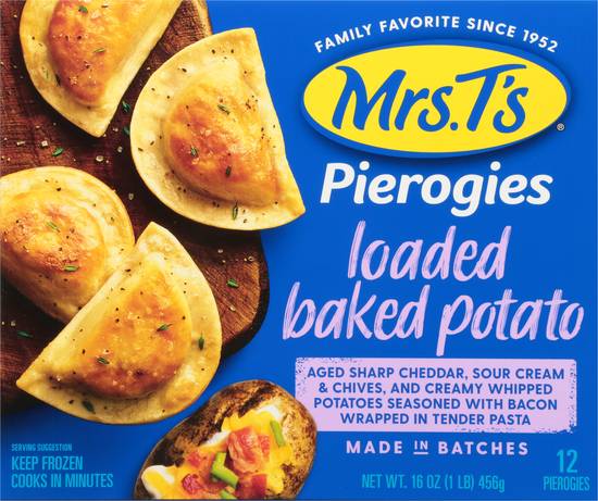 Mrs. T's Pierogies Loaded Baked Potato (12 ct)