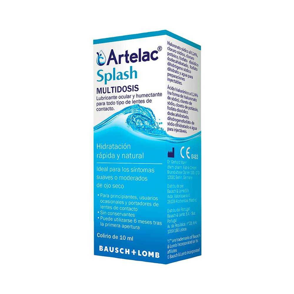 Bausch + Lomb · Artelac splash multidosis (10 g)