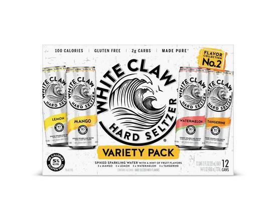 White Claw Hrd Sltzr Assrtd #1 Can Al Slim 12Pk (5.0% ABV)