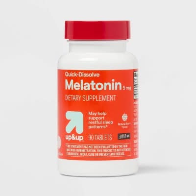 up&up Melatonin Quick Dissolve Tablets, Natural Berry (90 ct)