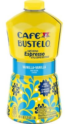 Café Bustelo Estilo Espresso Style Coffee Beverage, Vanilla (40 fl oz)