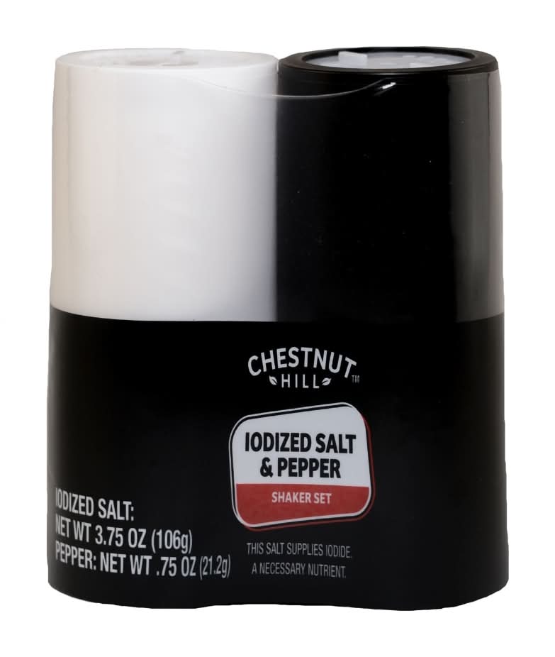 Chestnut Hill Iodized Salt and Pepper Shakers Set (2 ct)