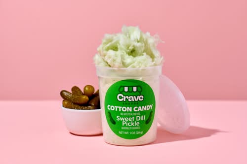 Crave Shoppe Cotton Candy, Sweet Dill Pickle (1 oz)