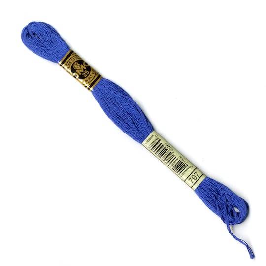 DMC 6 Strand Embroidery Floss, 797 Royal Blue