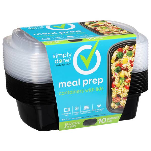 Simply Done Containers, Meal Prep, 38 Ounce