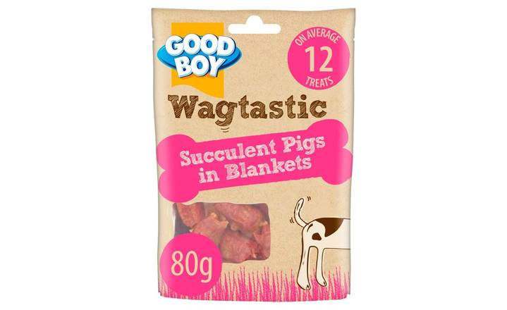 Good Boy Wagtastic Pigs In Blankets Dog Treats 80g (402184)