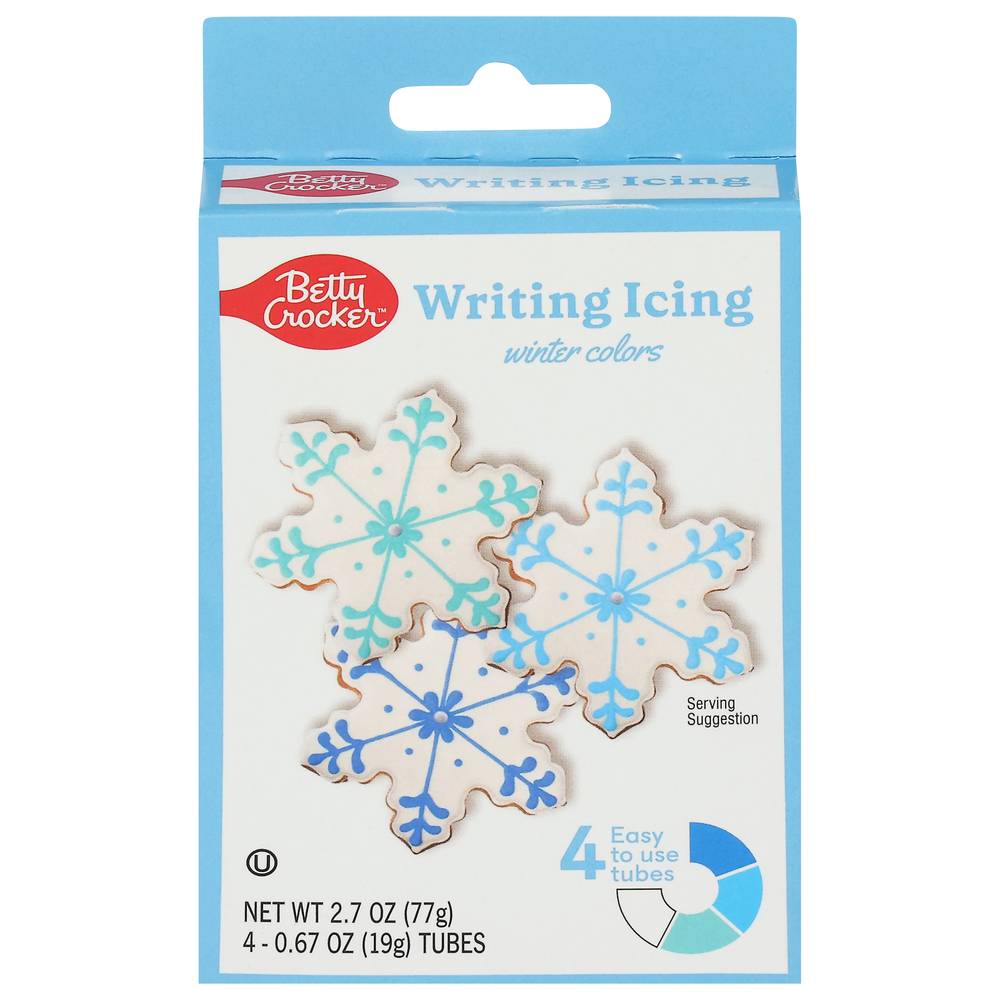 Betty Crocker Winter Colors Writing Icing (2.7 oz)