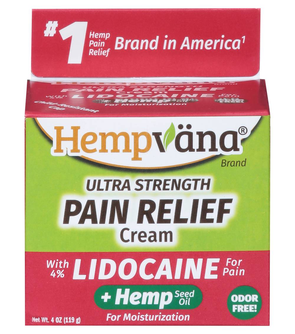 Hempvana Ultra Strength Pain Relief Cream (4 oz)