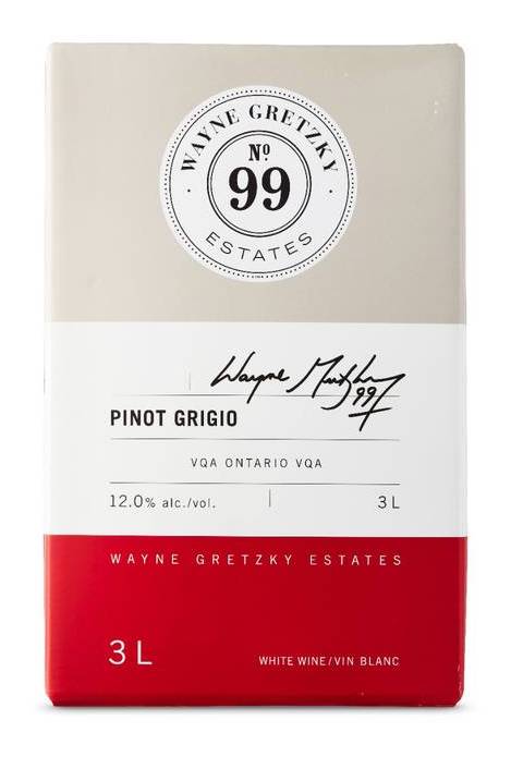Wayne Gretzky Pinot Grigio 3L (11.5% ABV)