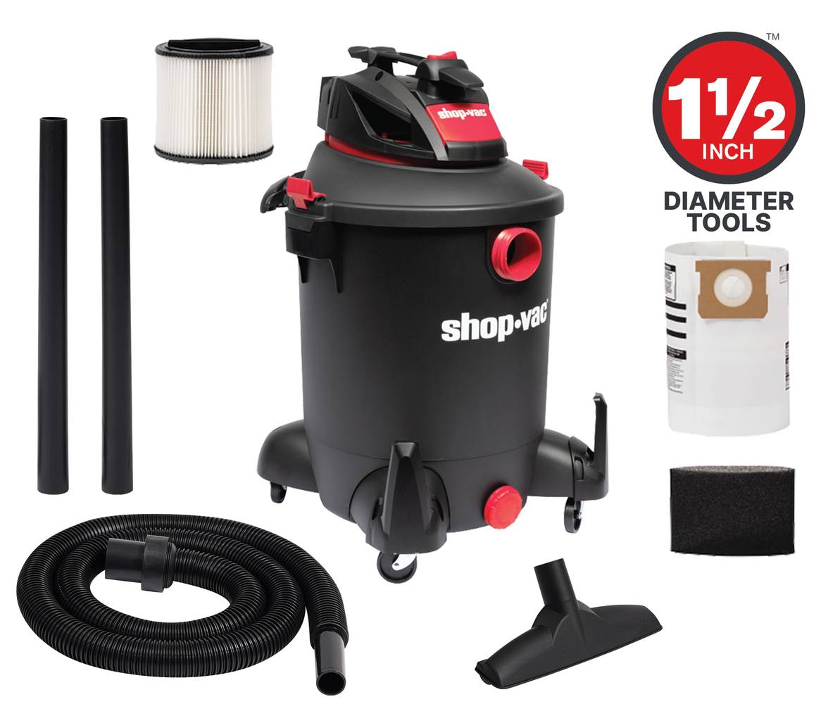 Shop-Vac Corded Wet and Dry Shop Vacuum With Accessories Included