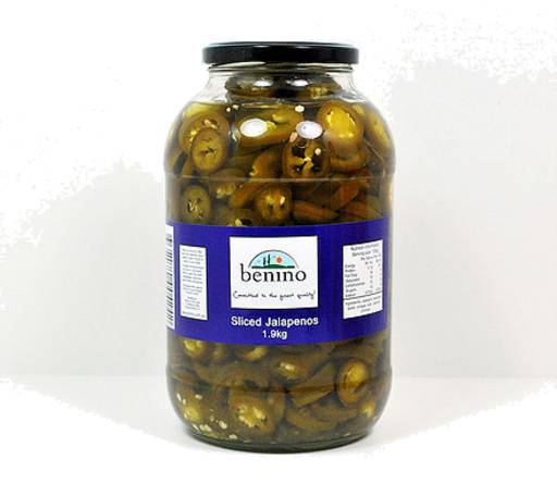 Benino Sliced Jalapeños 1.9kg