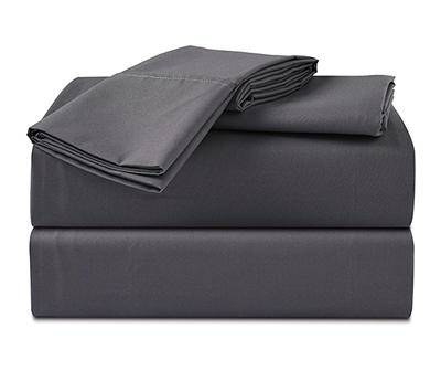 Serta Perfect Sleeper Charcoal Microfiber Bed Sheets (queen/gray)