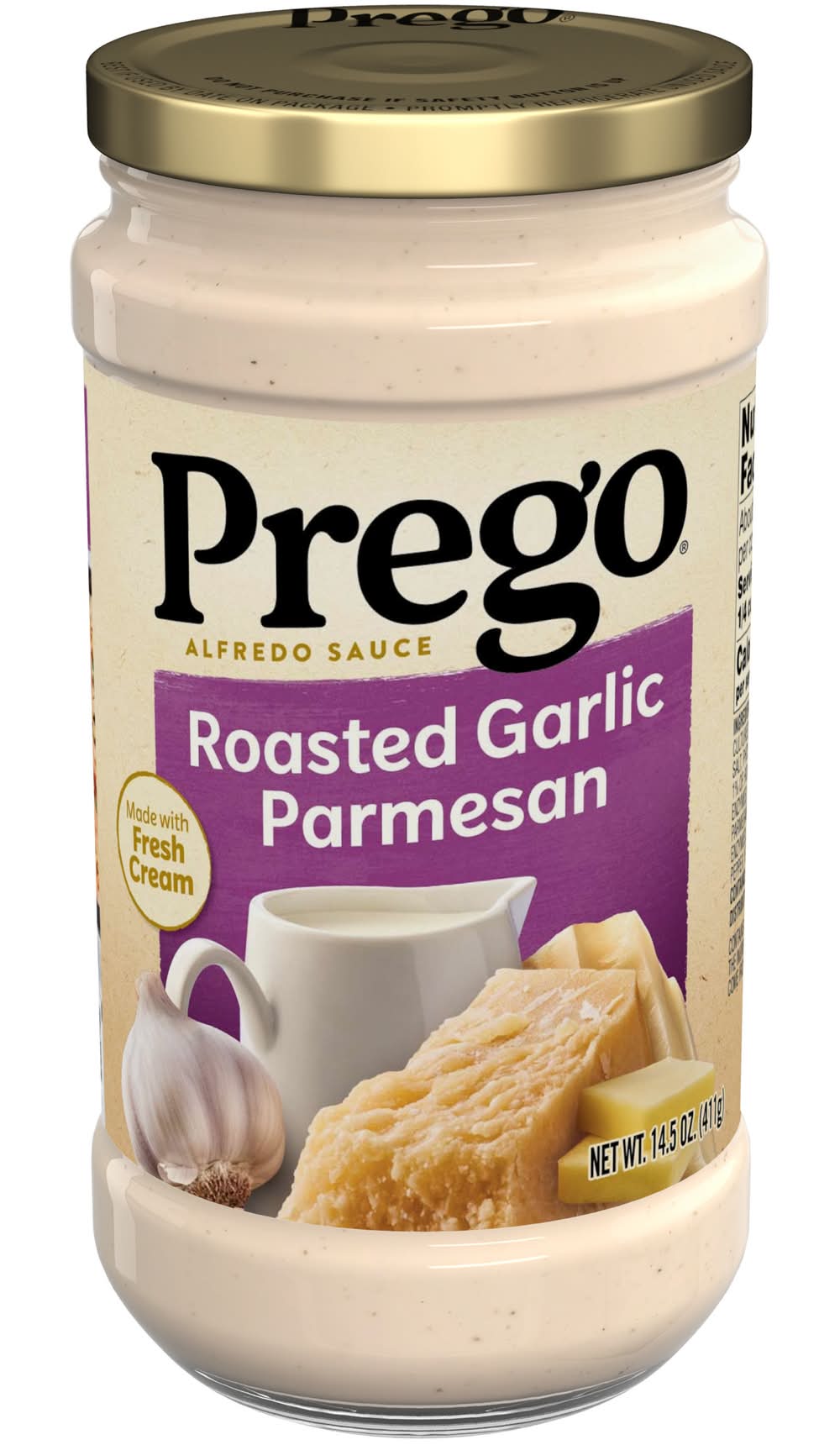 Prego Alfredo Sauce, Roasted Garlic Parmesan (14.5 oz)