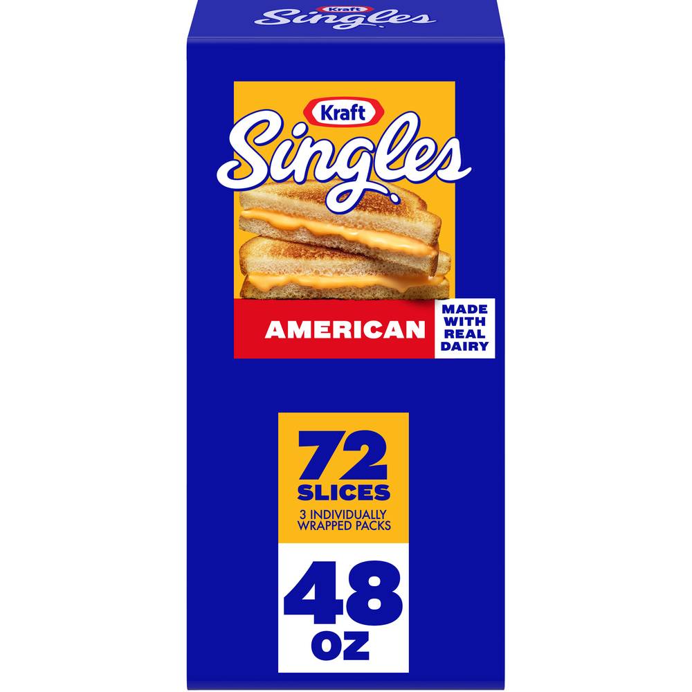 Kraft Singles American Cheese Slices (3 lbs)