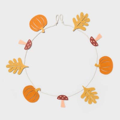 Thanksgiving Felt Harvest Banner - Spritz™
