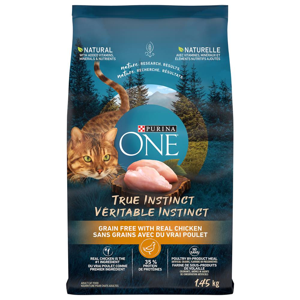 Purina One True Instinct Chicken Dry Cat Food (1.45 kg)