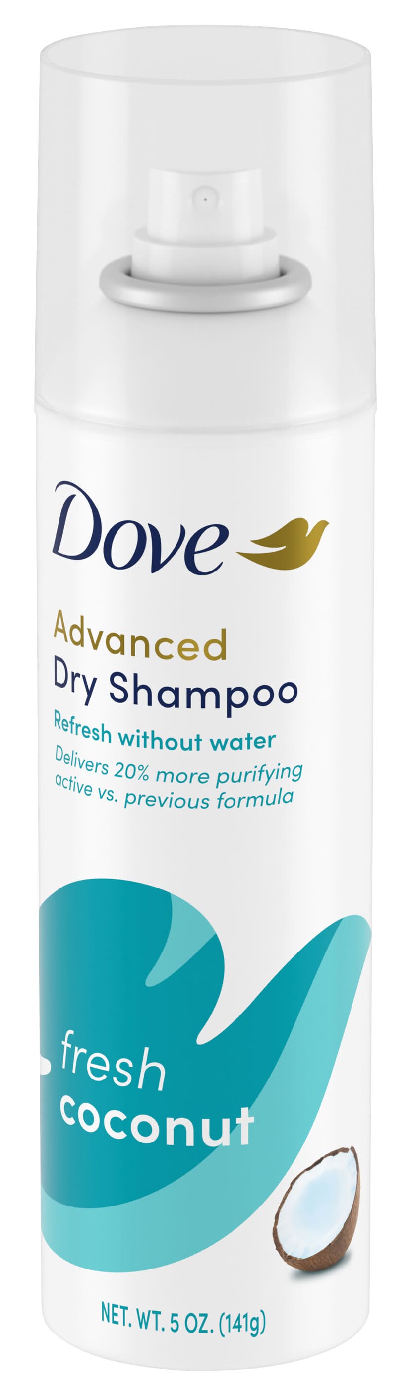 Dove Advanced Hair Dry Shampoo, Fresh Coconut (5 oz)