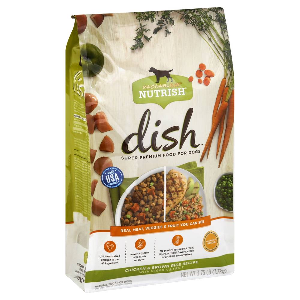 Nutrish Rachelray Dish Chicken & Brown Rice Premium Dog Food (3.75 lbs)