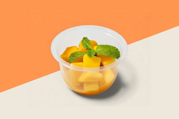 SALADE DE MANGUE - COULIS EXOTIQUE