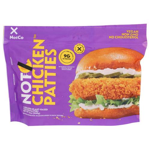 The Not Company Breaded Plant Based Chicken Patties