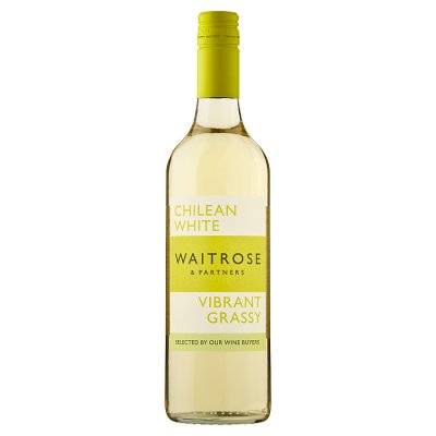 Waitrose & Partners Vibrant and Grassy Chilean Dry White Wine (750ml)