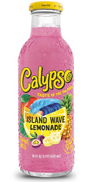 Calypso - Island Wave Lemonade, 16 oz, 12 Ct (1X12|1 Unit per Case)