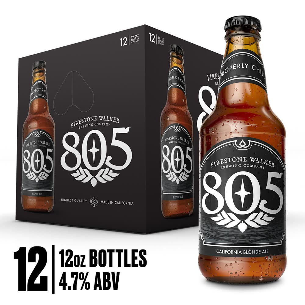 Firestone Walker Brewing Company 805 Domestic Blonde Ale Beer (12 x 12 oz)
