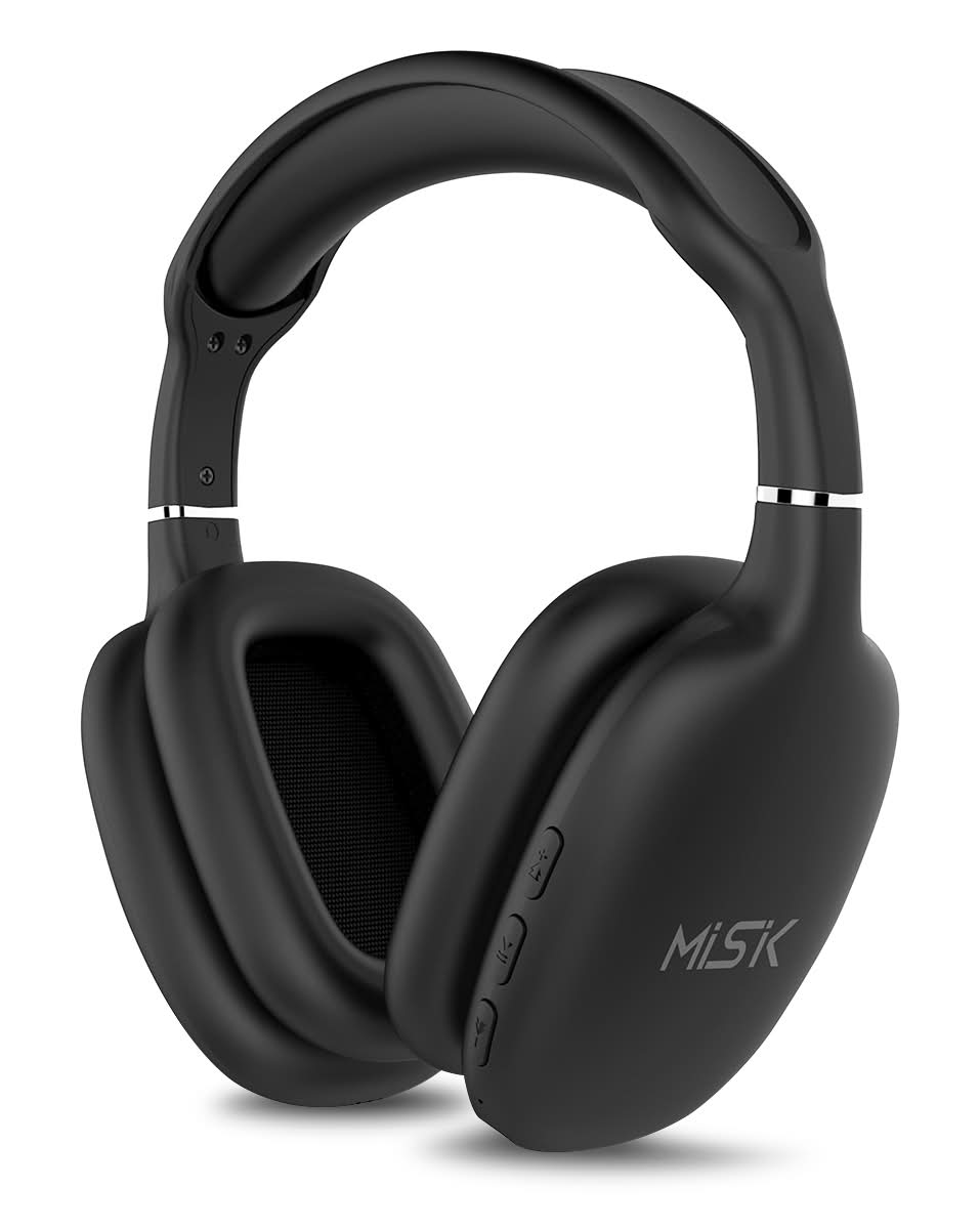 MISIK · Audífonos on ear inalámbricos, negro