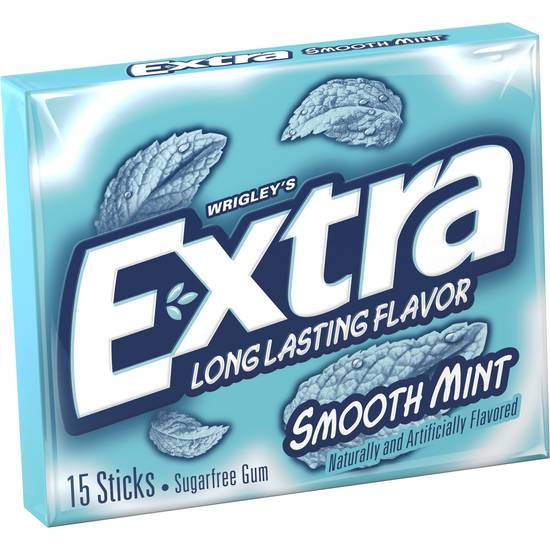 Extra Smooth Mint Sugar Free Chewing Gum - 15 Ct