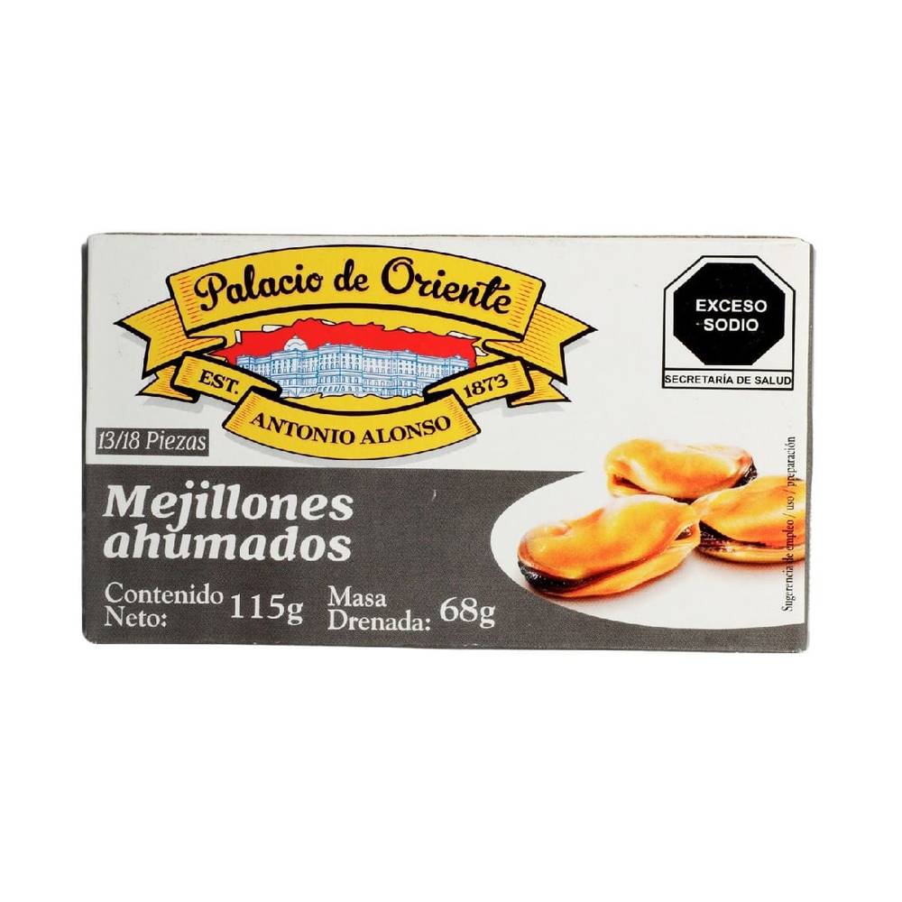 Palacio de Oriente · Mejillones ahumados (115 g)