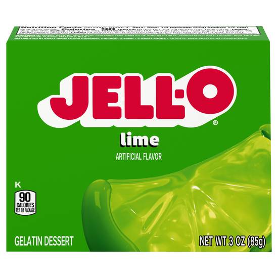 Jell-O Lime Instant Gelatin Dessert