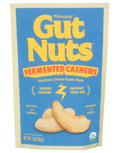 Philospher Foods Organic Gut Nuts Fermented Cashews