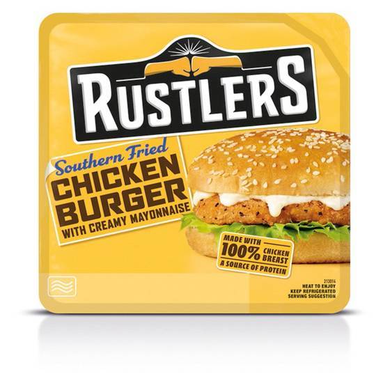 Rustlers Southern Fried Chicken Burger 142G
